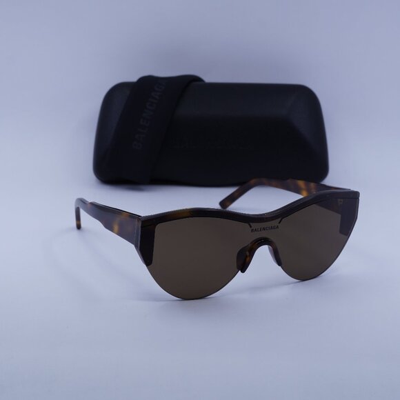 Final Price! Balenciaga BB0004S 007 Havana/Brown Sunglasses - Picture 1 of 9